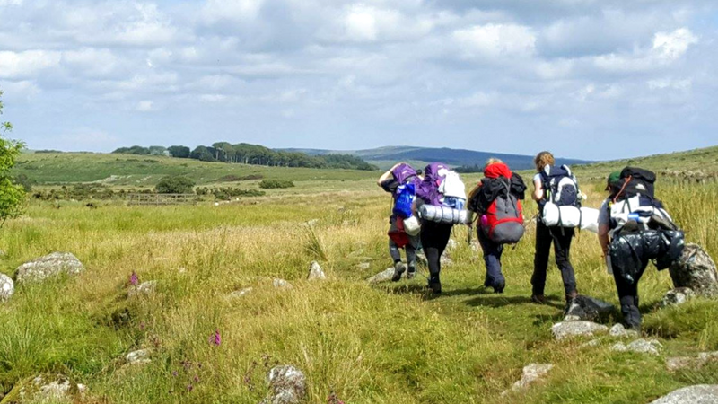 Students taking part in a Duke of Edinburgh expedition